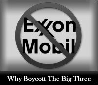 Support the ConsumersForPeace.org War Boycott of the Big Three Oil Companies - Exxon/Mobil, BP, and Shell - Call their Board of Directors and tell them stop profiting from suffering and destruction.